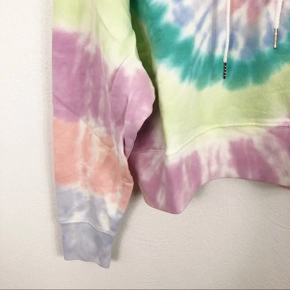 Daydreamer LA Eye Shrunken Hoodie Prismatic Tie Dye - Picture 5 of 12
